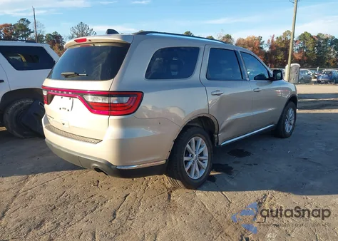 2014 Dodge Durango Sxt из США, поврежденный, VIN 1C4RDJAG6EC595567